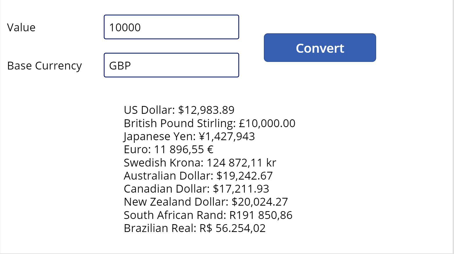 gbp to iso converter